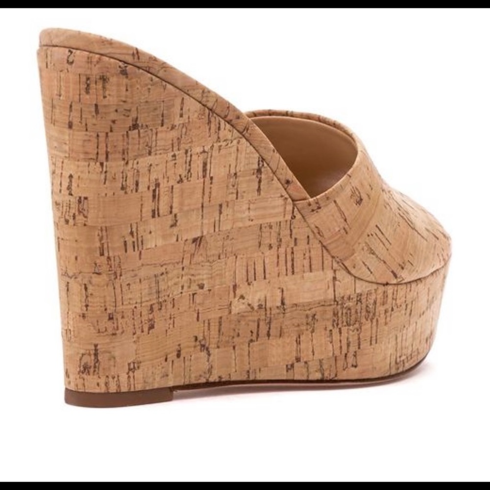 Veronica Beard Dali Cork Platform Wedge Mules - Picture 2 of 16